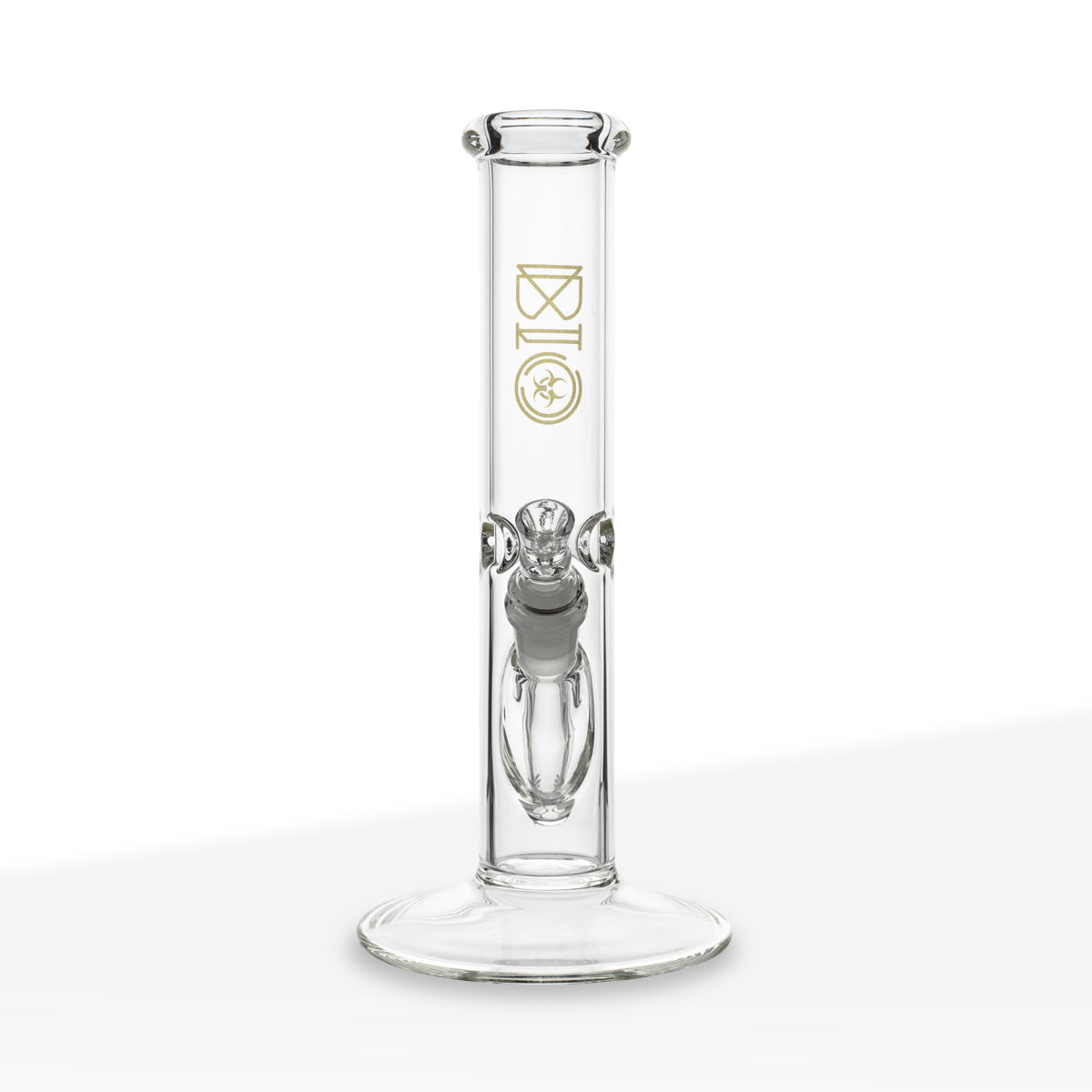 BIO Glass Classic Straight Water Pipe 12" - 14mm
