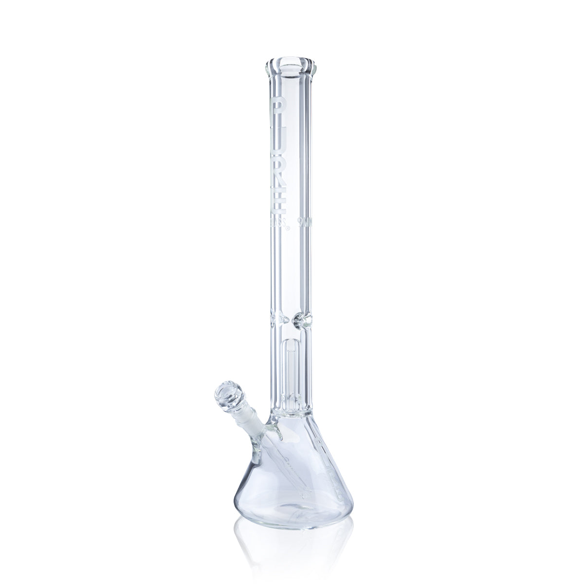PURE Glass | Classic Beaker Water Pipe | 21" - 14mm - Etch