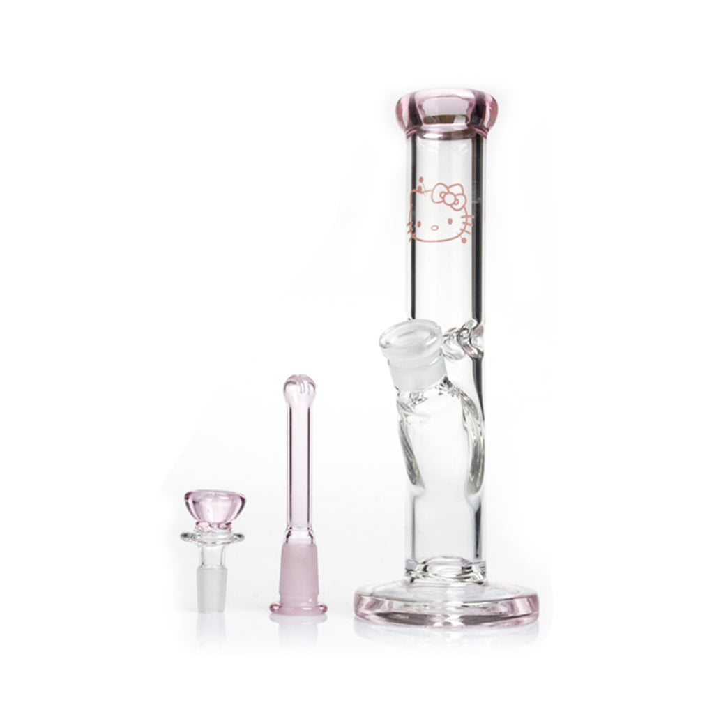 PHOENIX STAR 10" KITTY STRAIGHT TUBE BONG