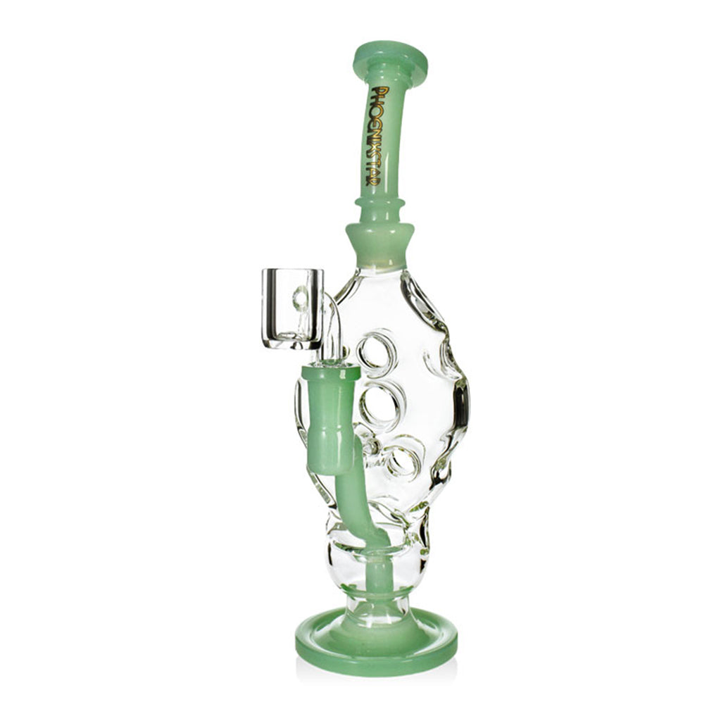 PHOENIX STAR OPAL ORBIT DIMPLED BUBBLE DAB RIG Swiss
