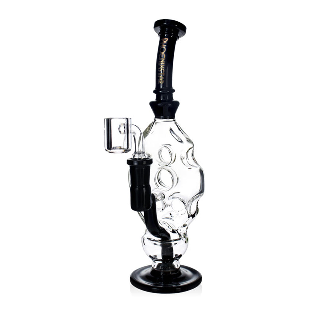 PHOENIX STAR OPAL ORBIT DIMPLED BUBBLE DAB RIG Swiss