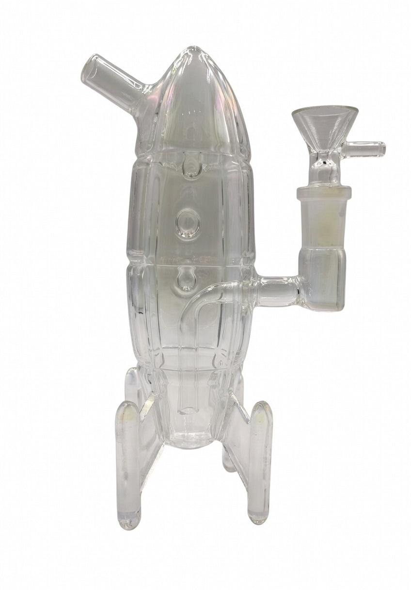 7" Glass Rocket Ship
