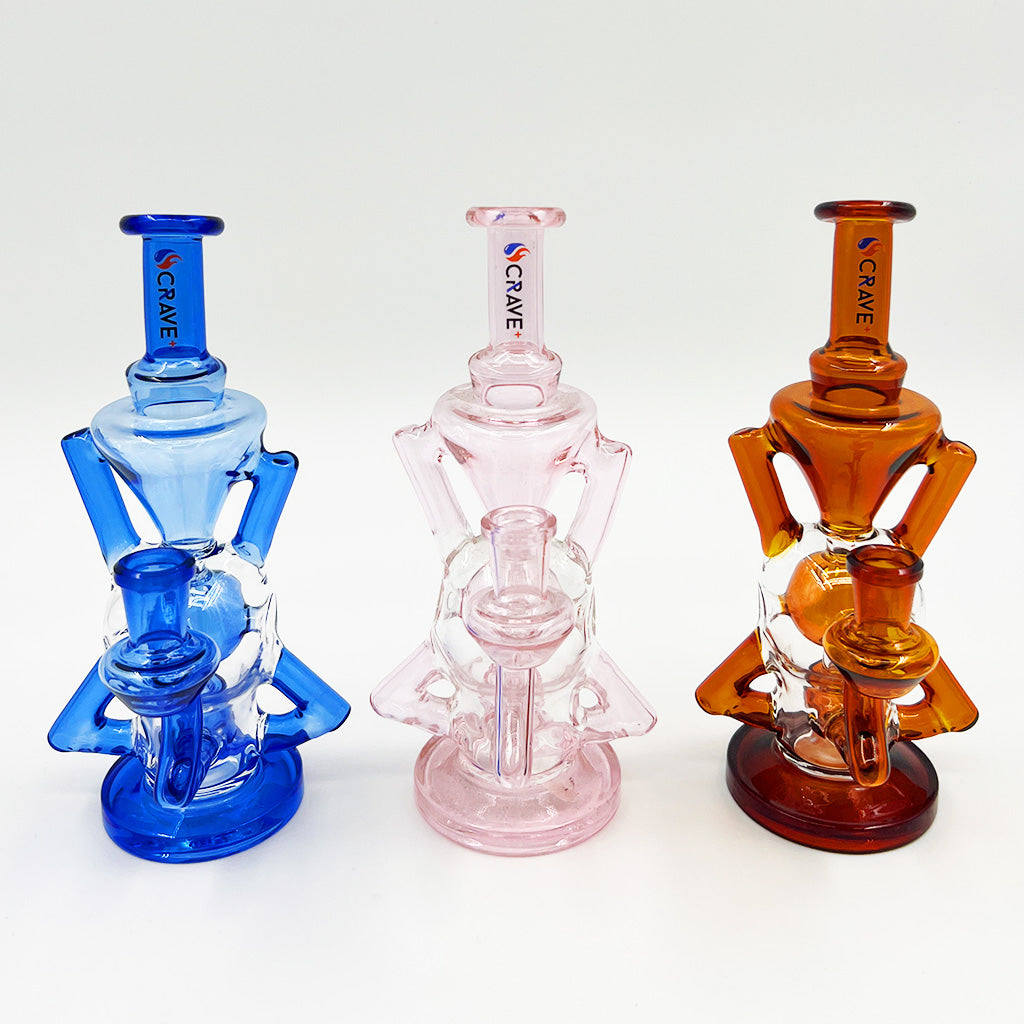 8" Crave Glass Egg Recycler