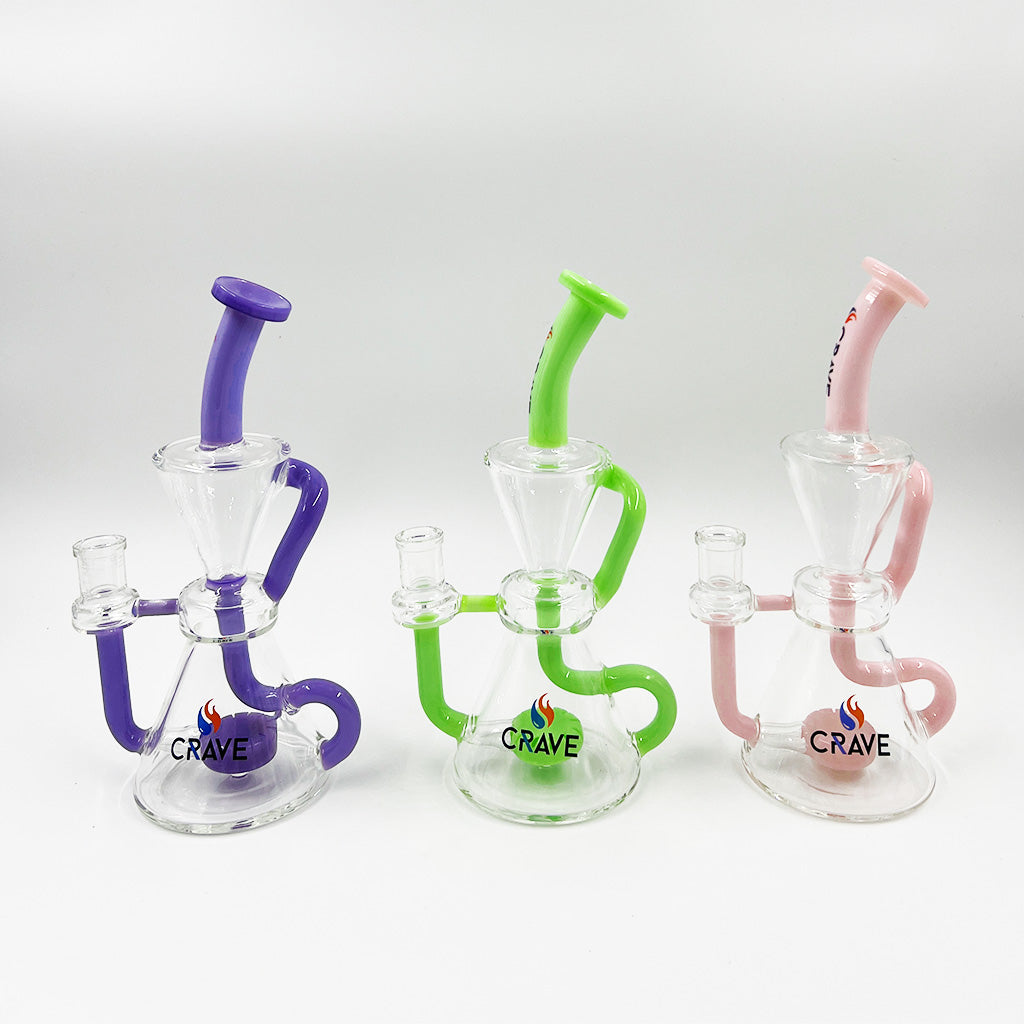 9.5" Crave Glass Showerhead Recycler