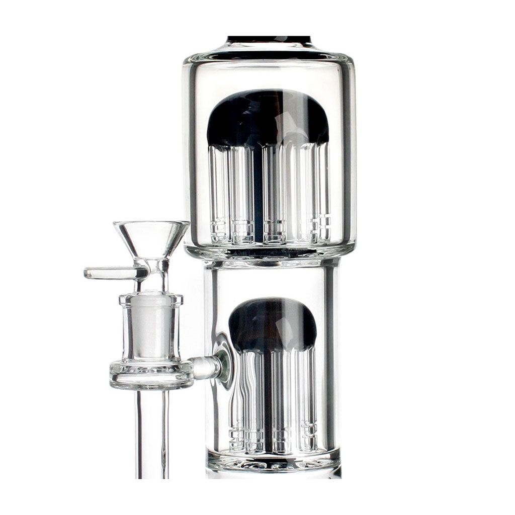 HITTN TRIPLE TREE PERC BENT NECK BONG