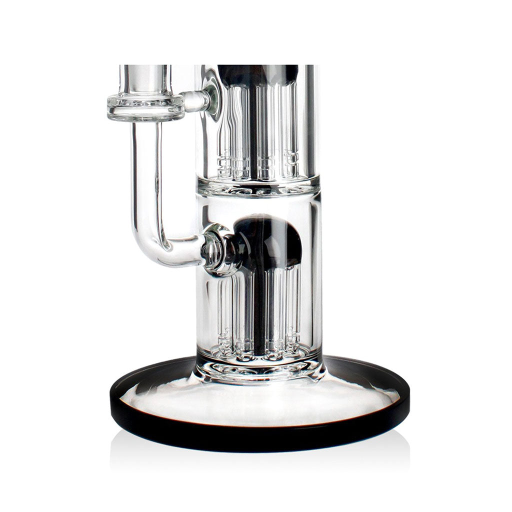 HITTN TRIPLE TREE PERC BENT NECK BONG