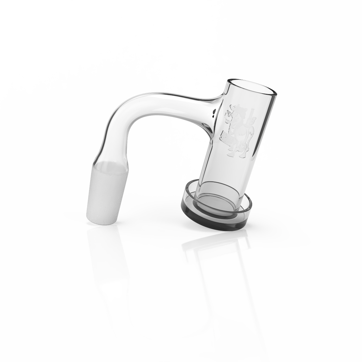 14mm Male 90 Degree Thick Dish Quartz FULL WELD