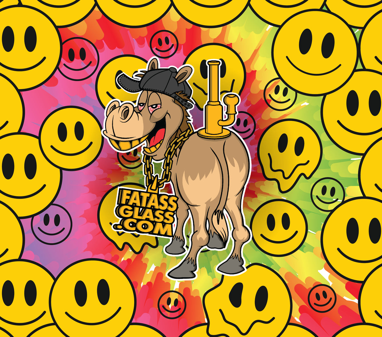 8x7" Fat Ass Glass Pad