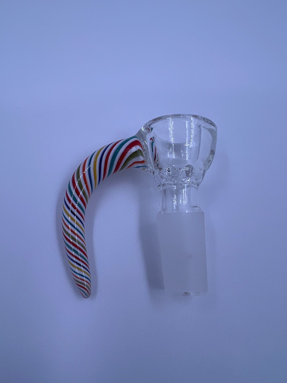 Horned Flower Slide with Glass Screen