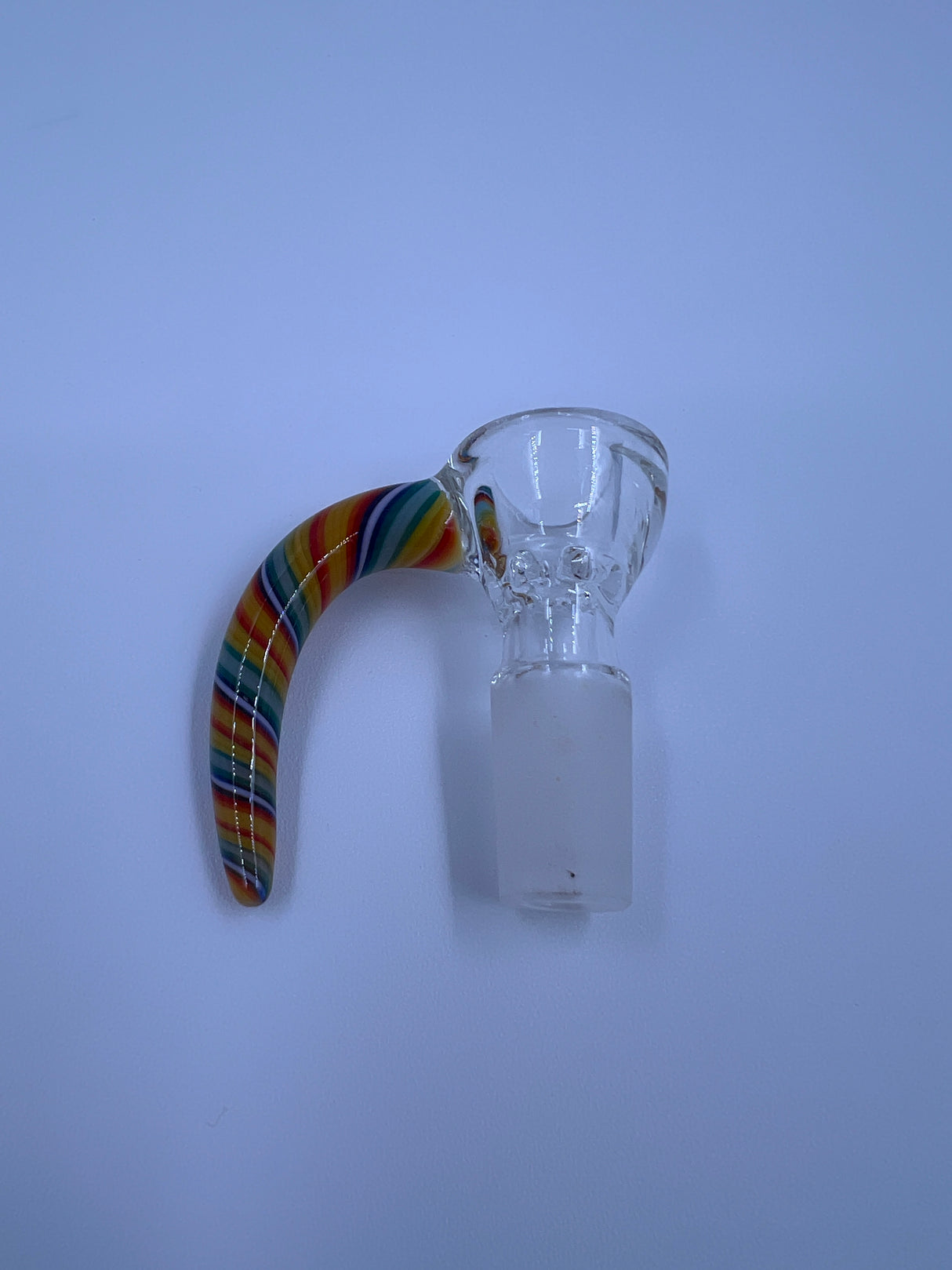 Horned Flower Slide with Glass Screen