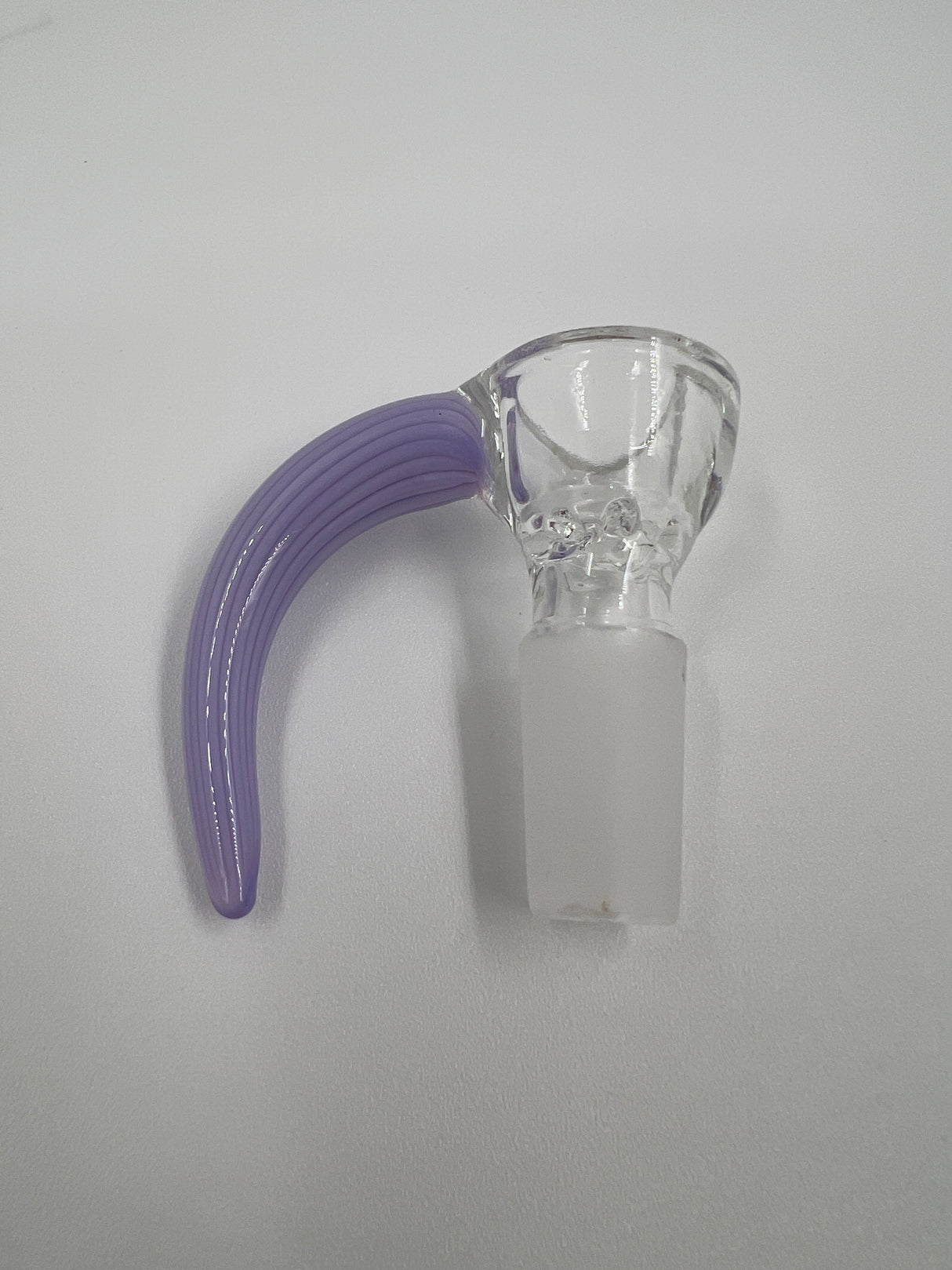 Horned Flower Slide with Glass Screen