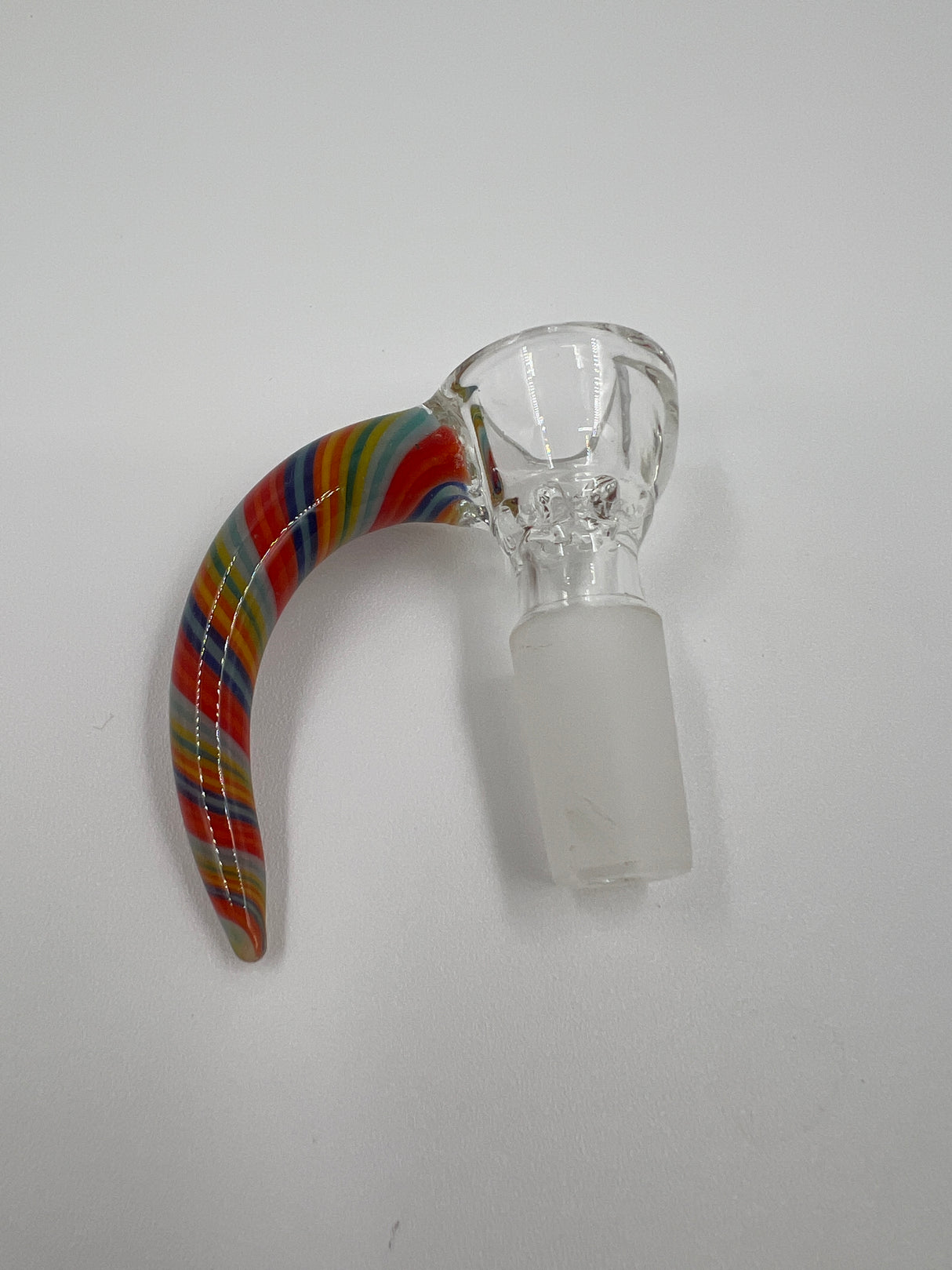 Horned Flower Slide with Glass Screen