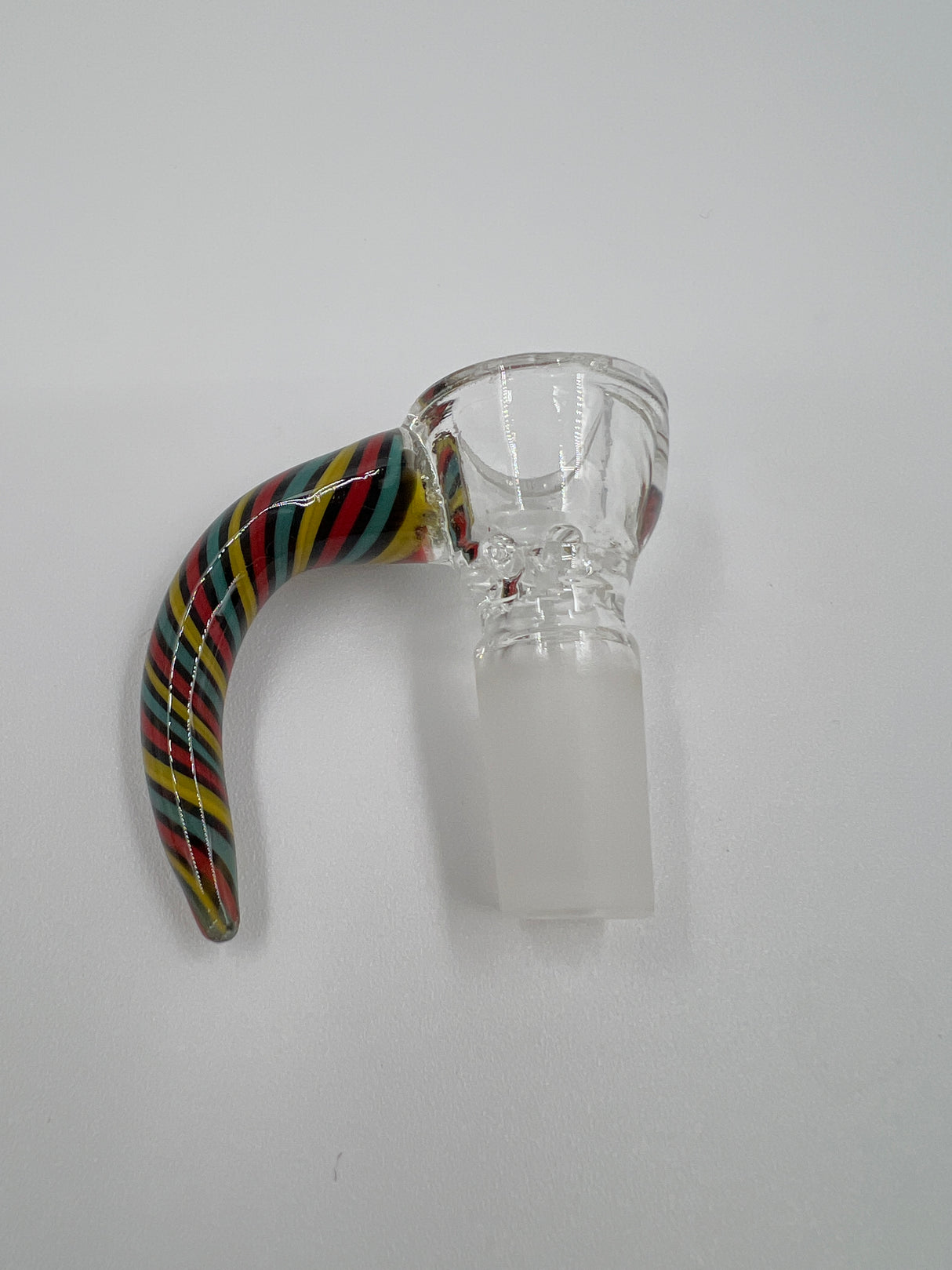 Horned Flower Slide with Glass Screen