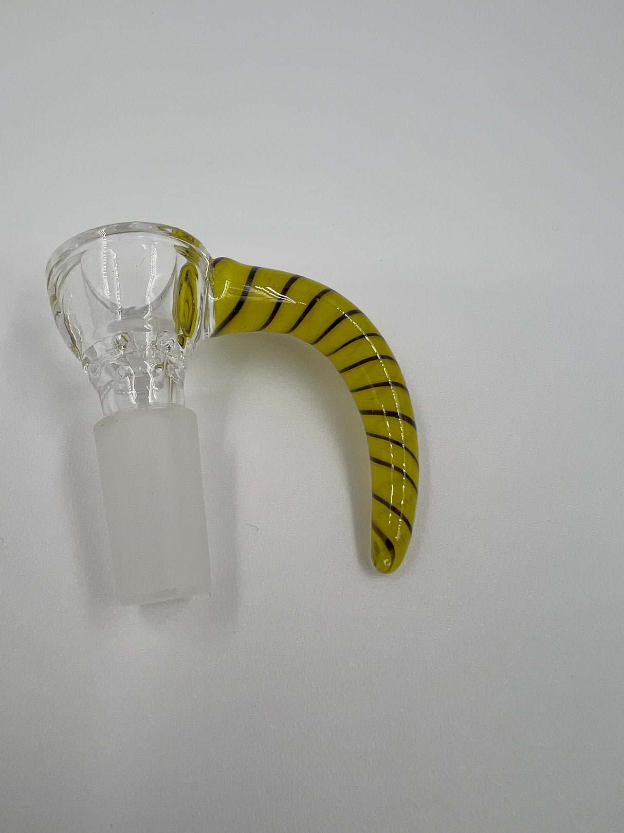 Horned Flower Slide with Glass Screen