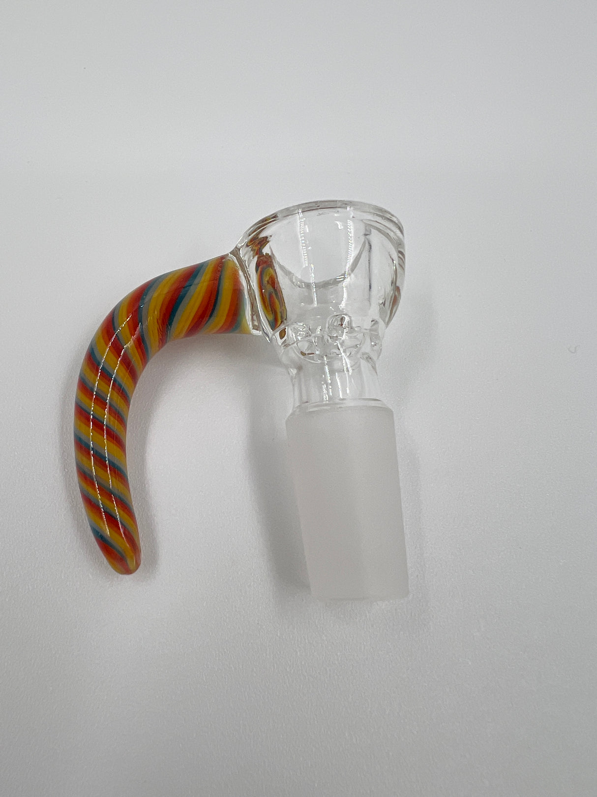 Horned Flower Slide with Glass Screen