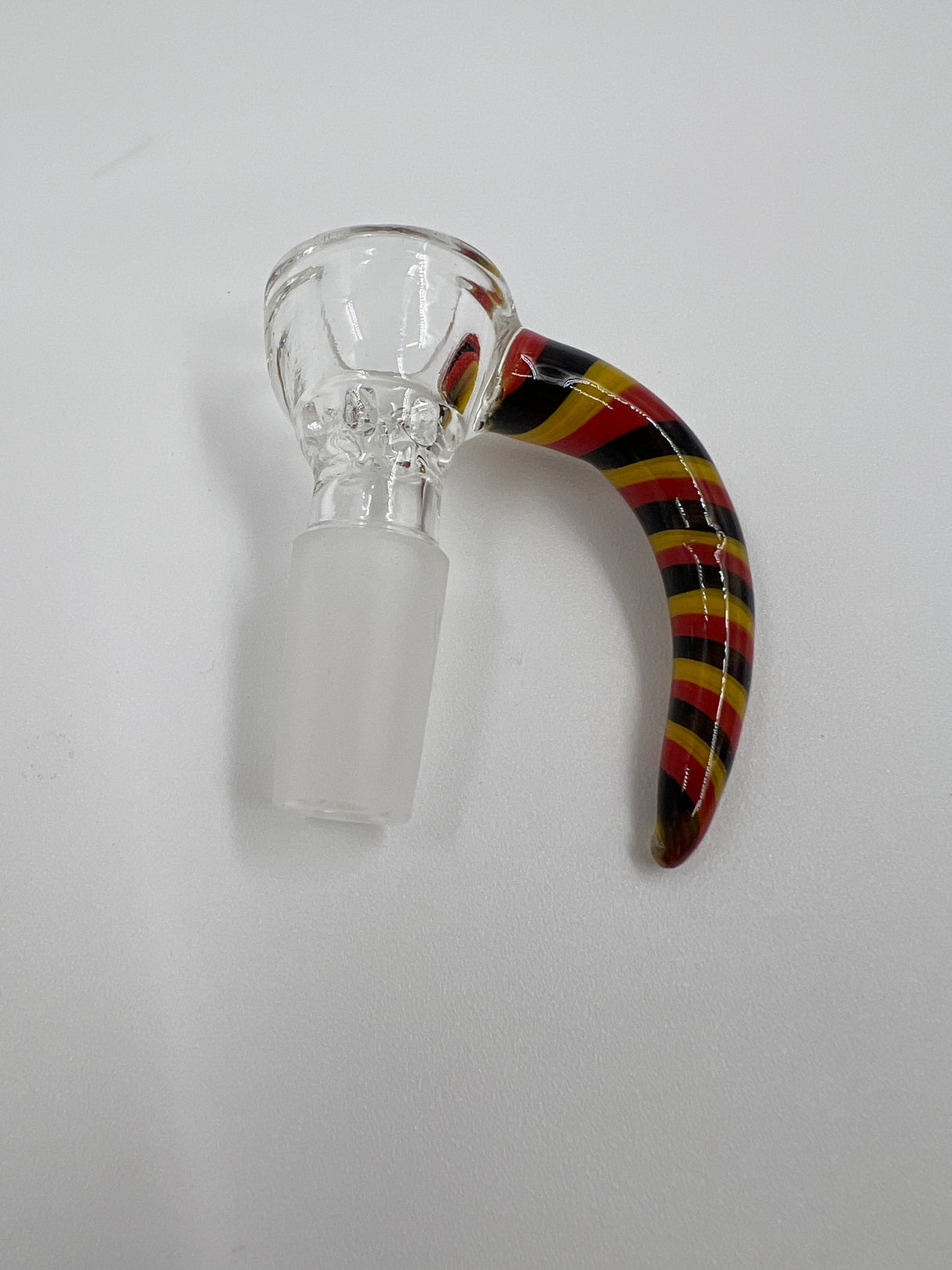 Horned Flower Slide with Glass Screen