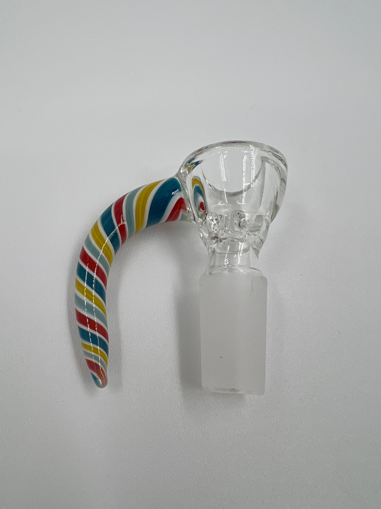 Horned Flower Slide with Glass Screen