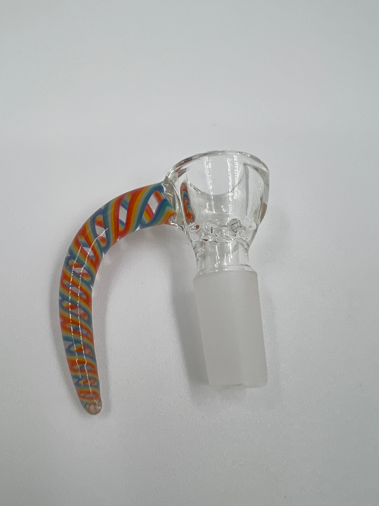 Horned Flower Slide with Glass Screen