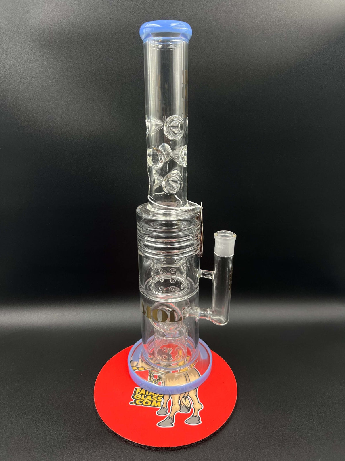 MOL Glass 18" 18mm Straight Tube