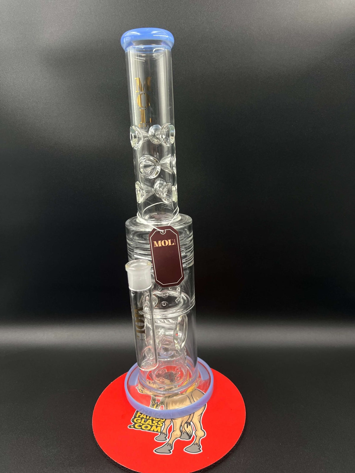 MOL Glass 18" 18mm Straight Tube