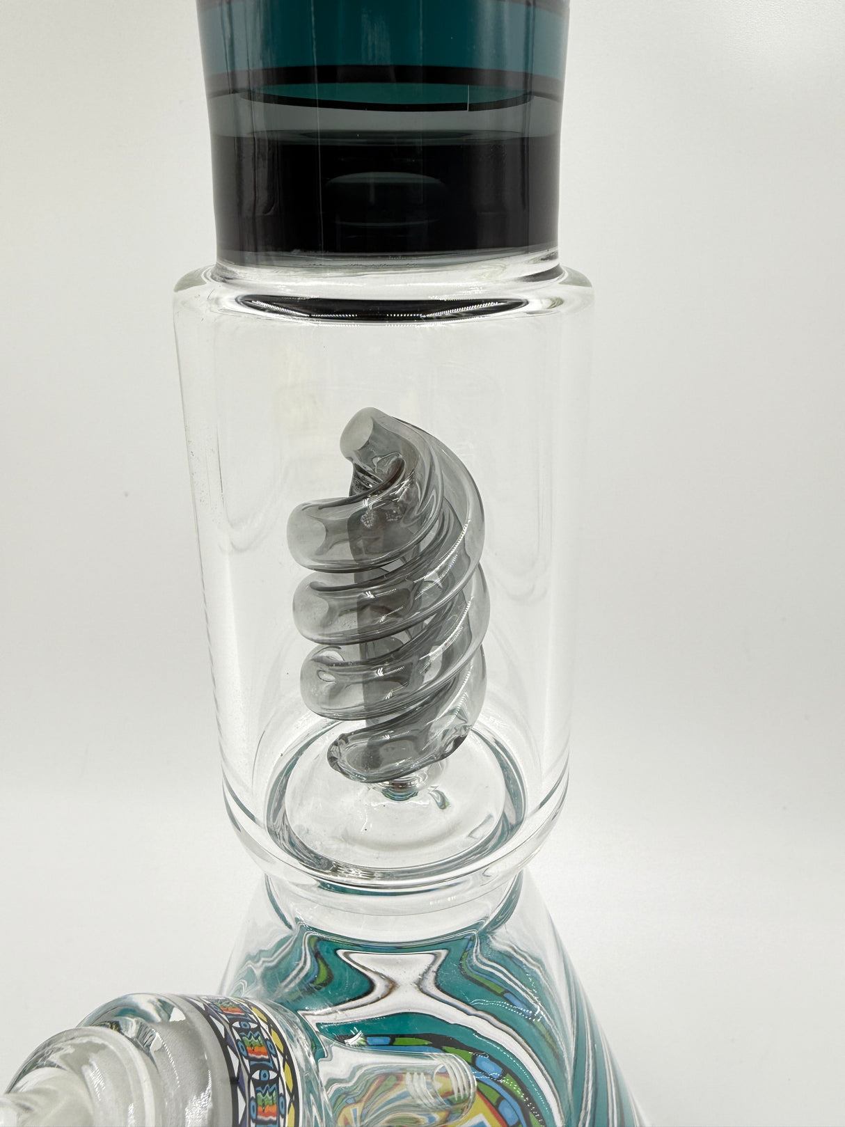 16" Colored Coil Percolator Beaker Bong
