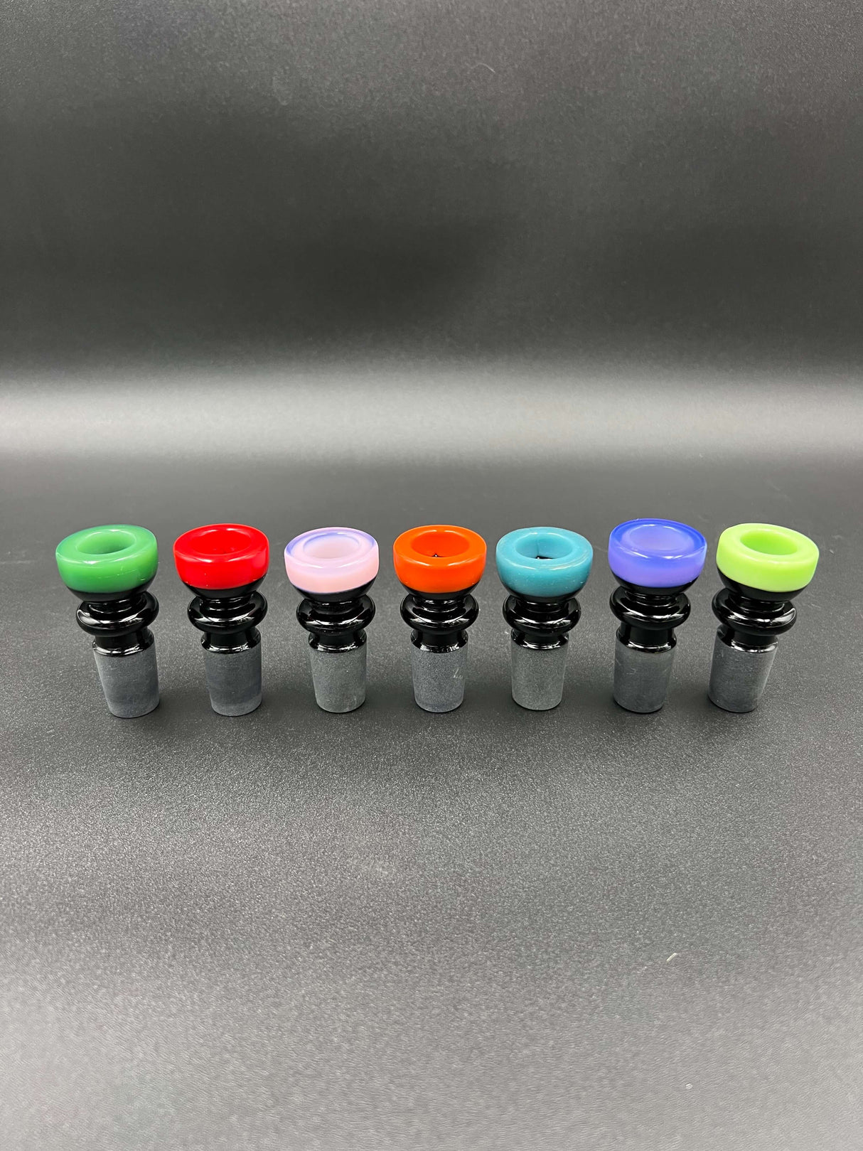 Ringed Two Tone Flower Slides