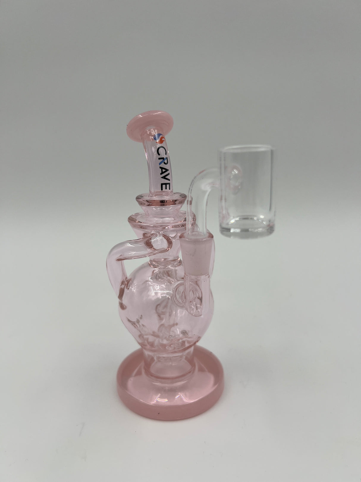 6" Crave Glass 10mm Egg Ball Rig Recycler