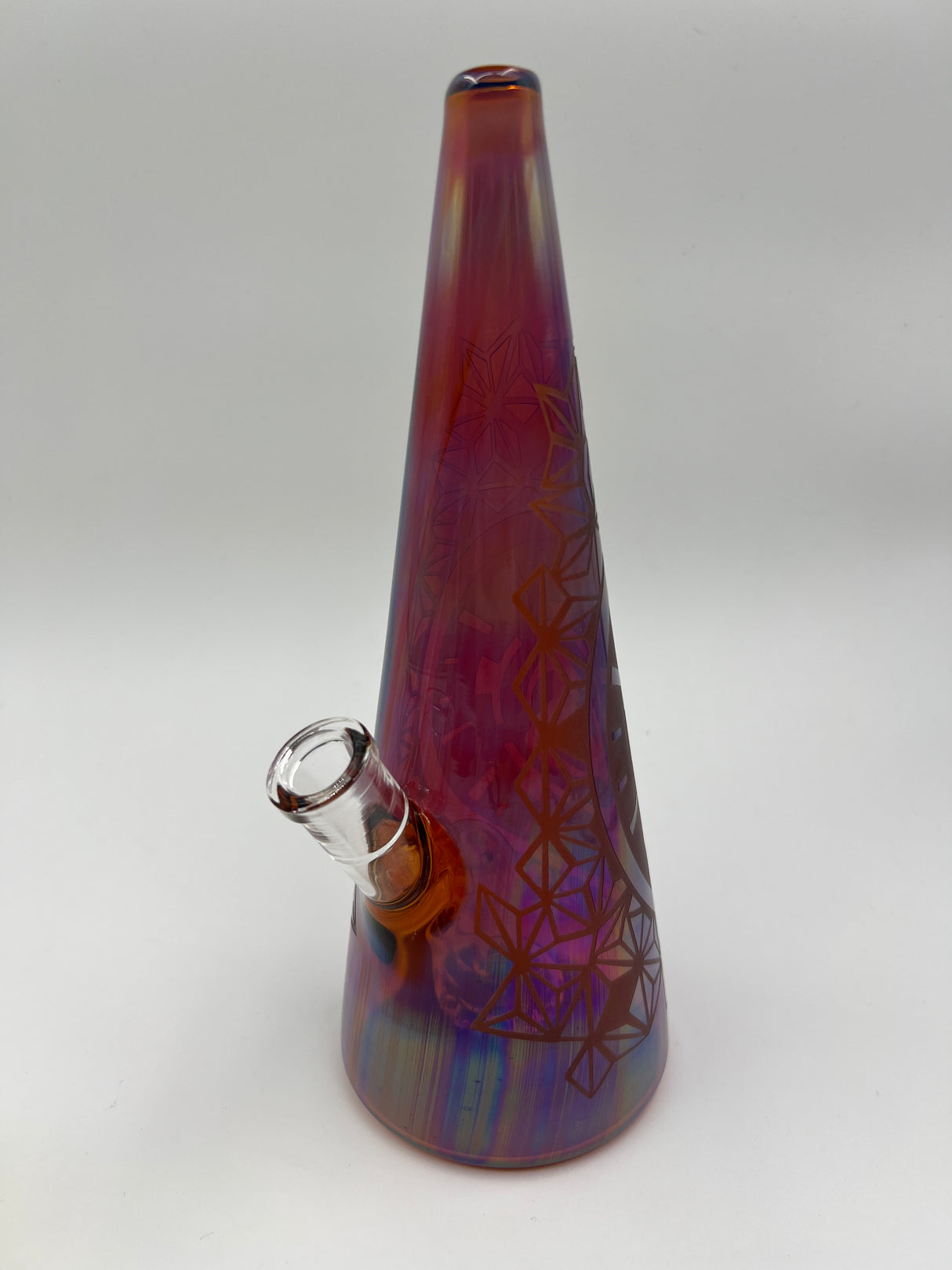 9.5" Sandblasted Cone Bong