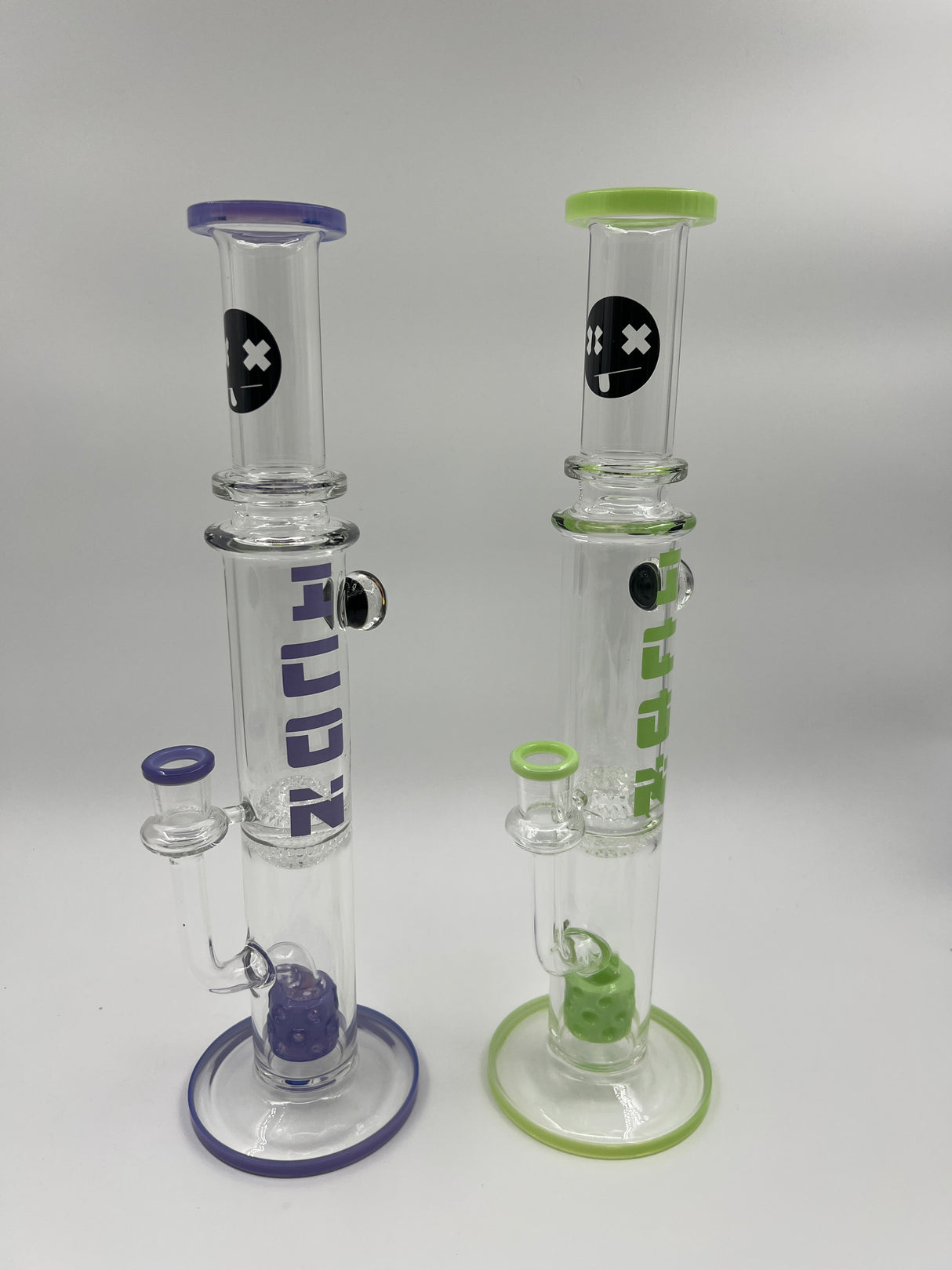 16" ICON Dichroic Marble Straight Tube