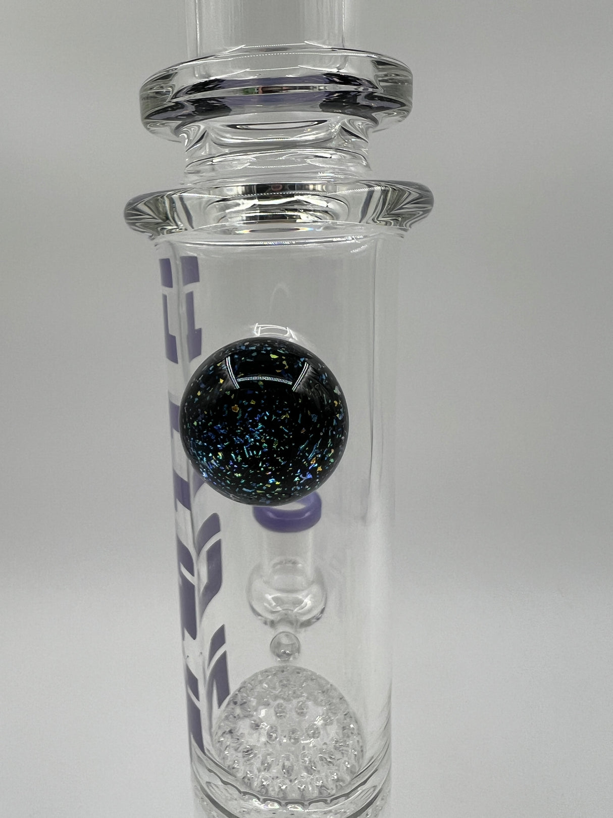 16" ICON Dichroic Marble Straight Tube