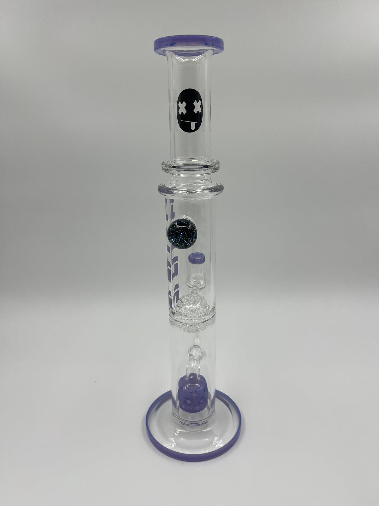 16" ICON Dichroic Marble Straight Tube