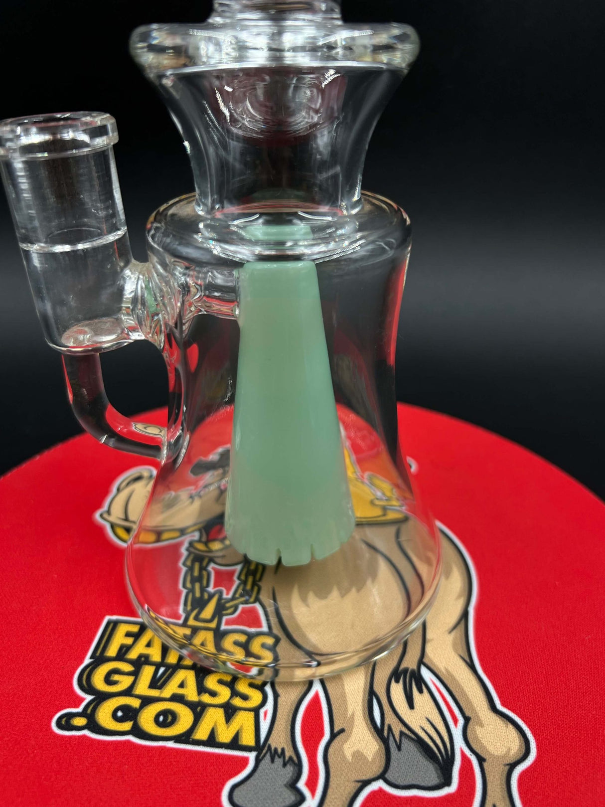 9" Pyramid Percolator AFM Bent Neck Bong