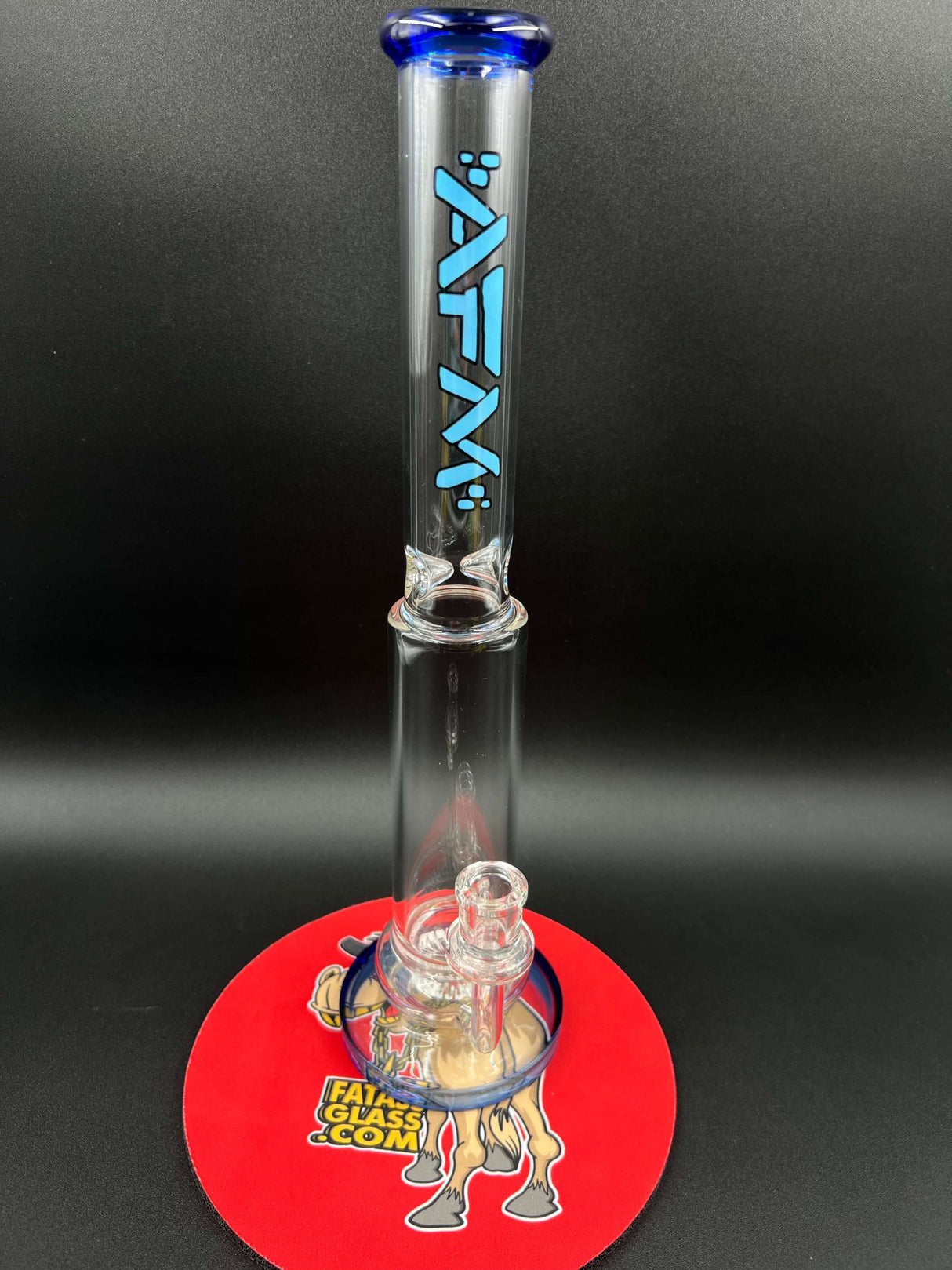 Cup Showerhead Percolator 14" Straight Tube Bong By AFM