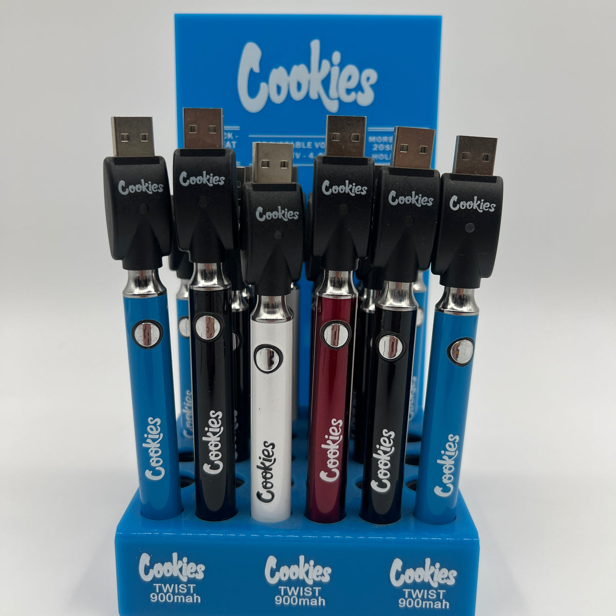 Cookies 510 Adjustable Voltage Battery & Charger fatassglass Cookies 510 Adjustable Voltage Battery & Charger fatassglass