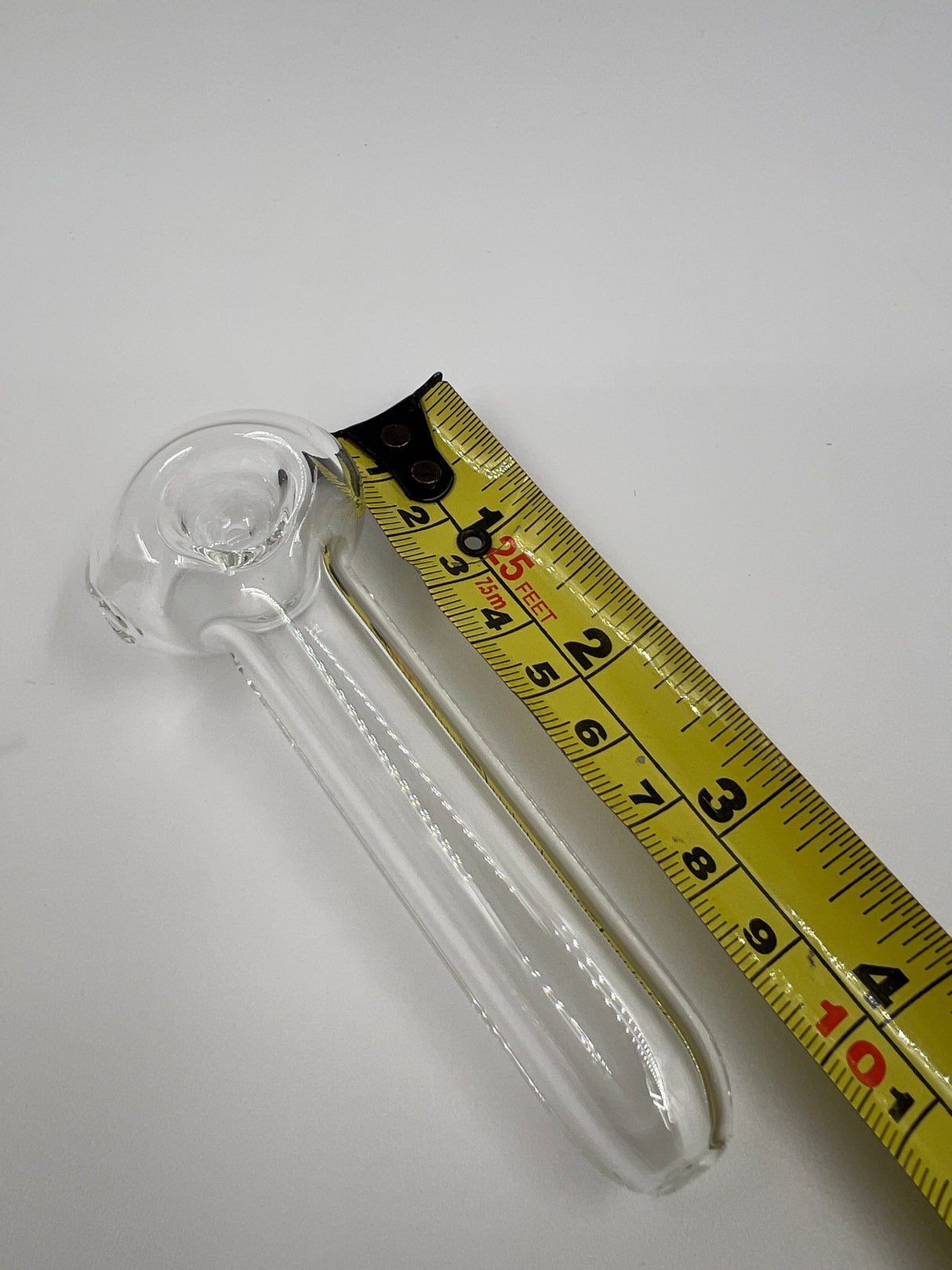 4" Clear Borosilicate American Made Spoon