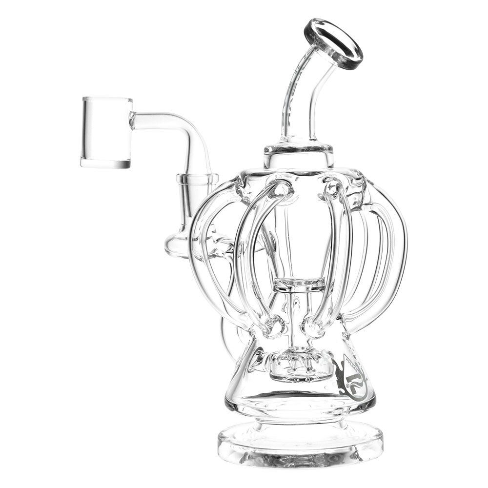 Pulsar 6-Arm Recycler Glass Dab Rig | 8" | 14mm F