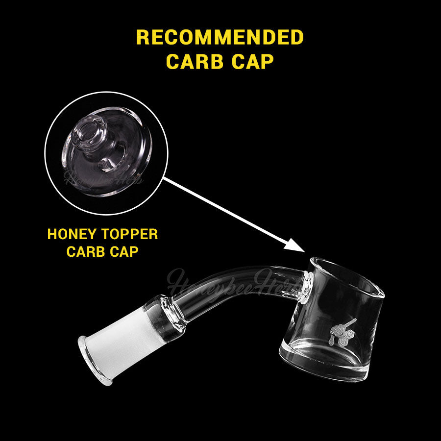 FAT BOTTOM QUARTZ BANGER - 45° DEGREE | YL-CLOSEOUT