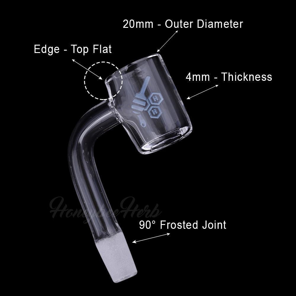 THICK ORIGINAL QUARTZ BANGER - 90° DEGREE | YL-CLOSEOUT