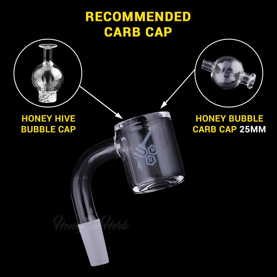 ORIGINAL BEVEL QUARTZ BANGER - 90° DEGREE | YL-CLOSEOUT