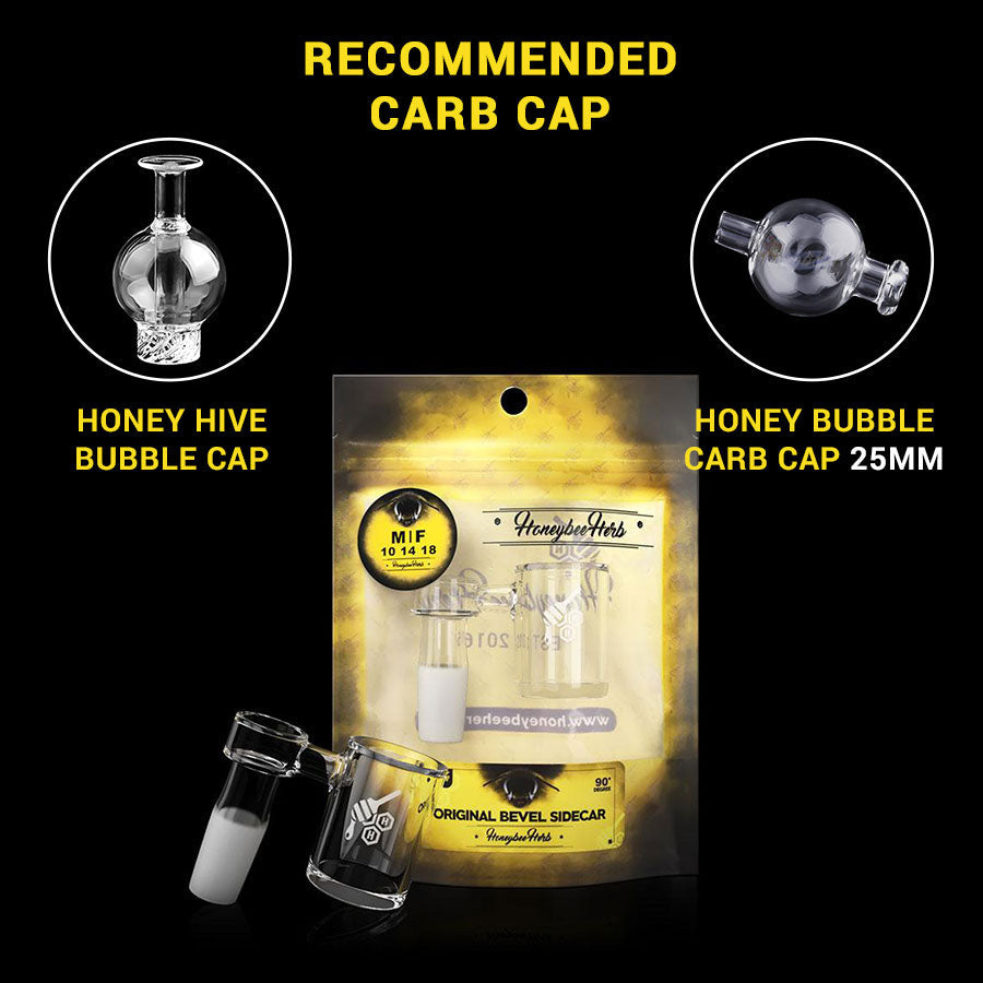 ORIGINAL BEVEL SIDECAR QUARTZ BANGER - 90° DEGREE | YL-CLOSEOUT