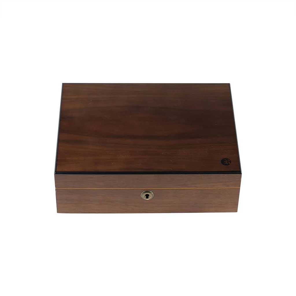 HUMIDOR WALNUT COMBO BOX (8X11)