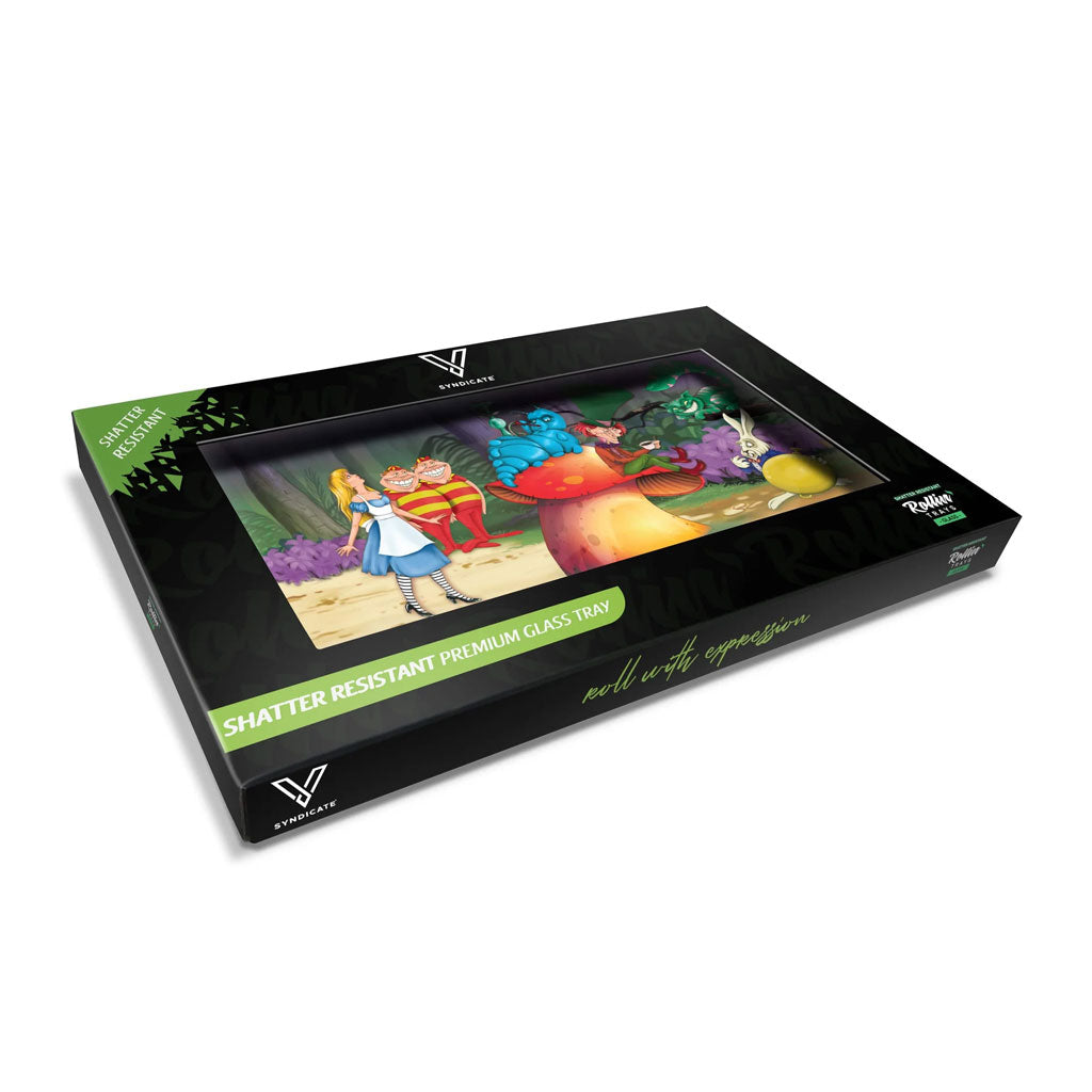 ALICE MUSHROOM GLASS TRAY