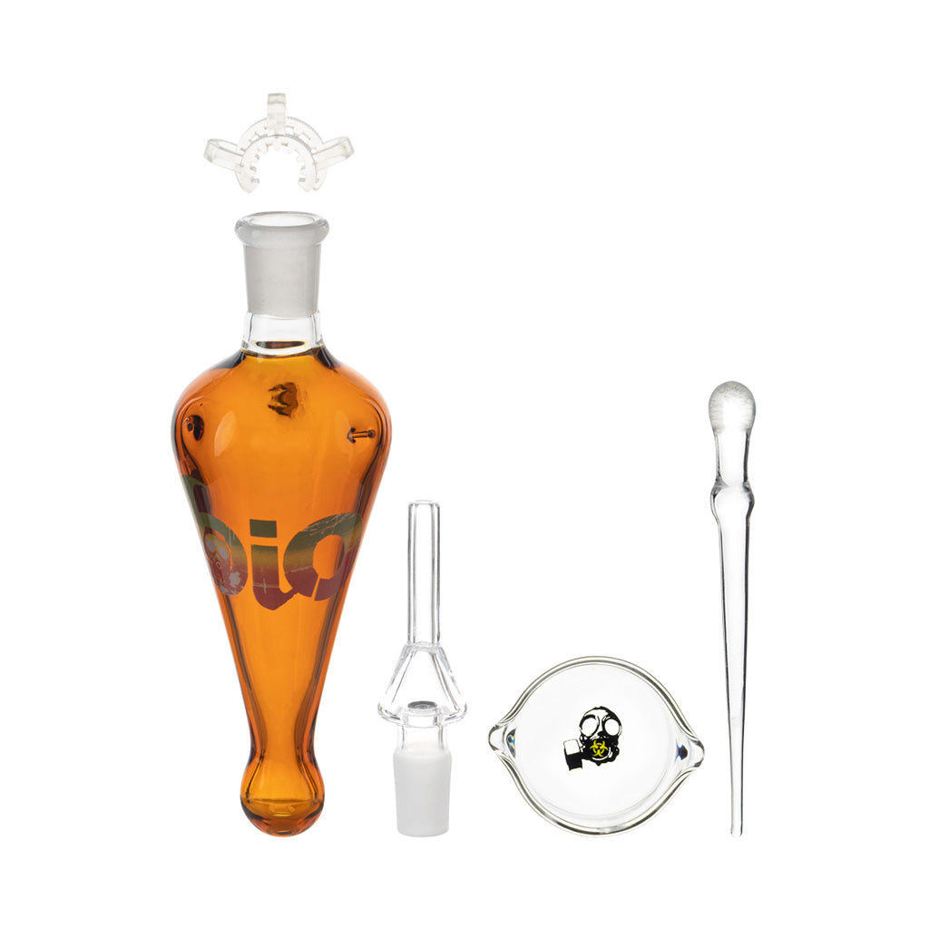 Full Bio Multikit Flower + Nc Duo Set Showing Glass Bubbler, Nectar Collector Tip, And Accessories Available At FGC