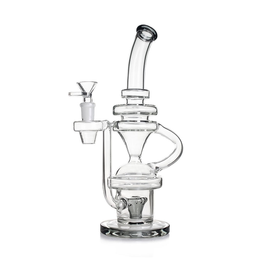 MULTI CHAMBERED COLORFUL SHOWERHEAD PERC RECYCLER RIG