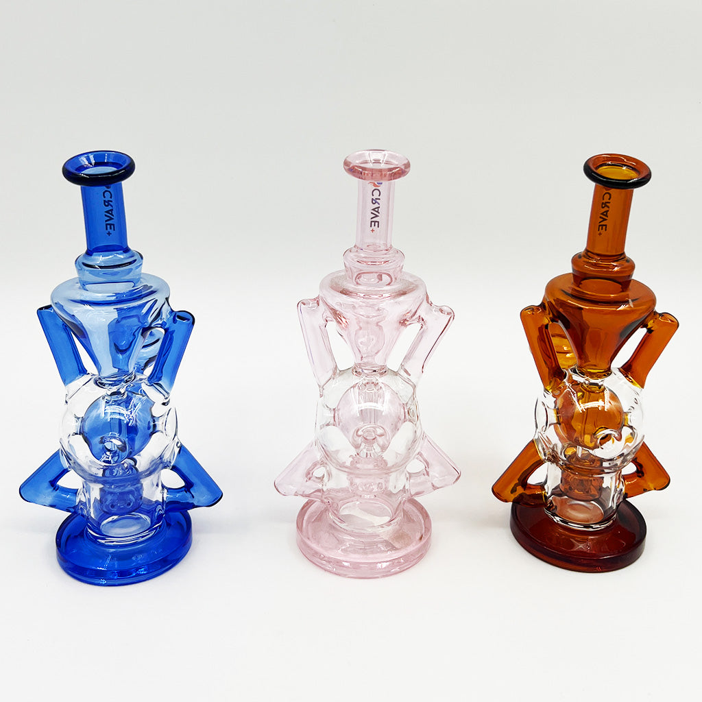 8" Crave Glass Egg Recycler