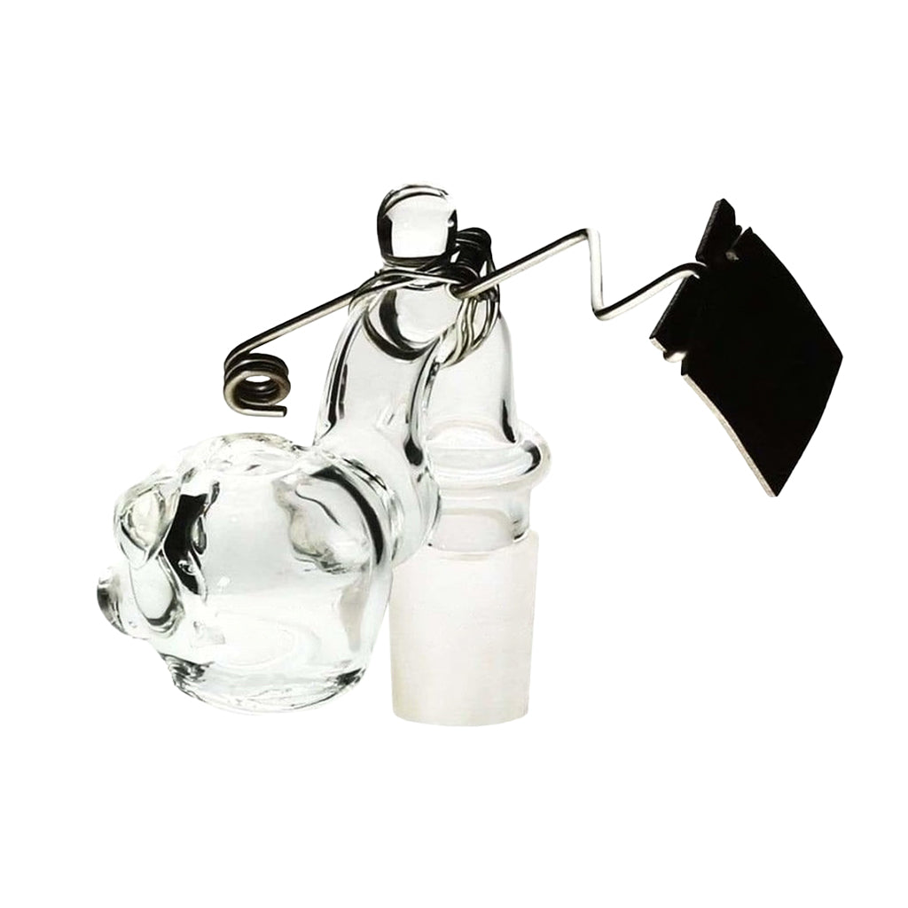 18MM & 19MM Domeski Skillet With Clear Glass Dome And Metal Swing Arm Skillet Attachment