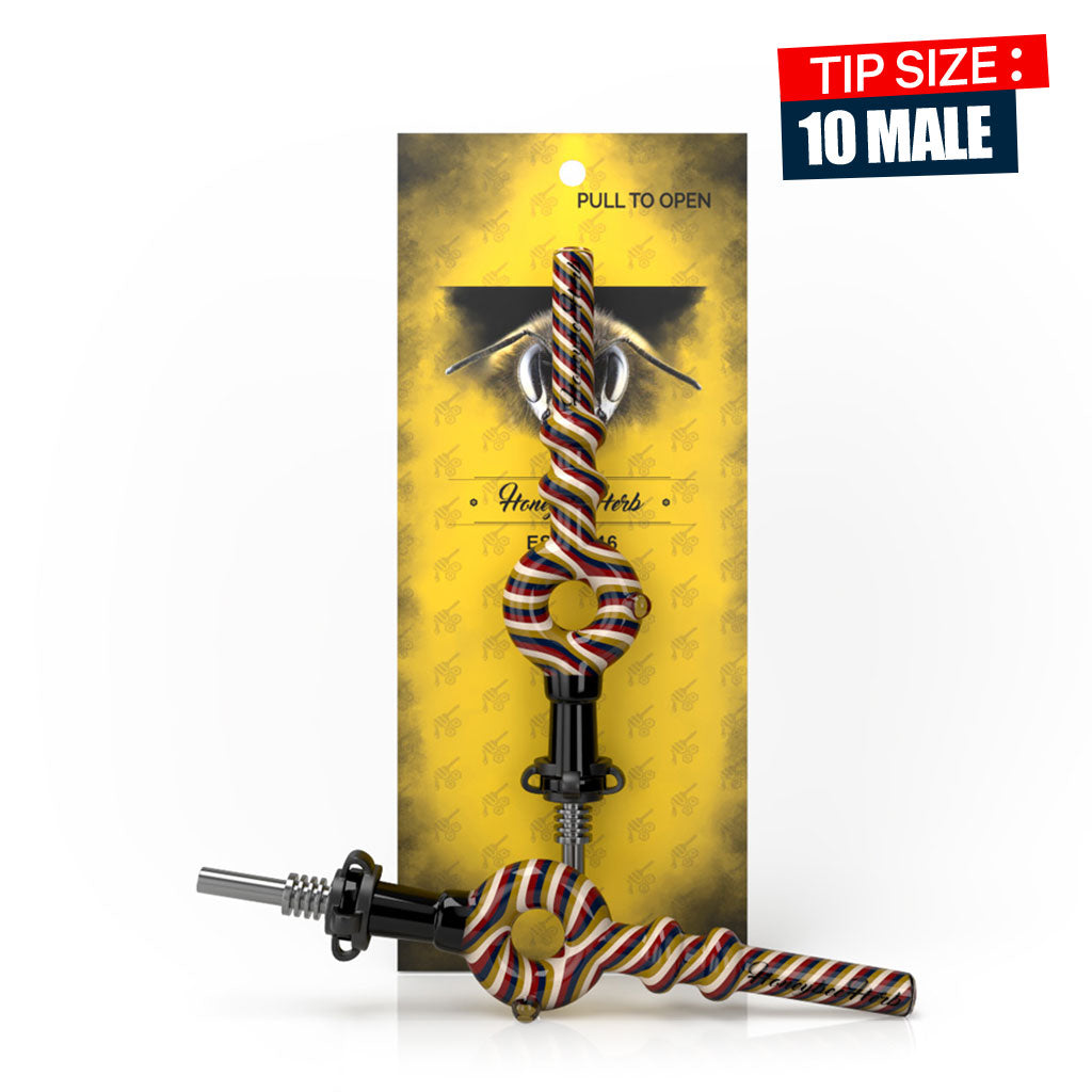 DONUT SWIRL STRIPPED NECTAR COLLECTOR