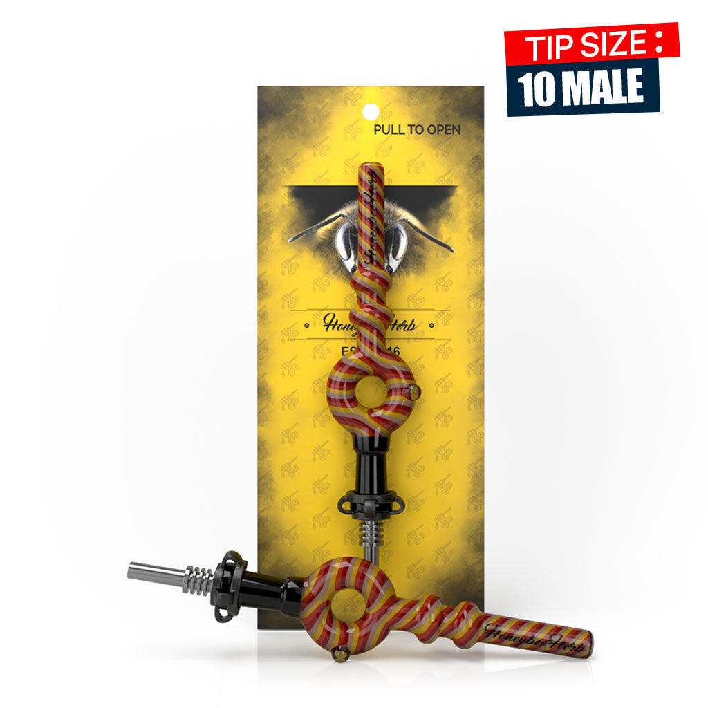 DONUT SWIRL STRIPPED NECTAR COLLECTOR