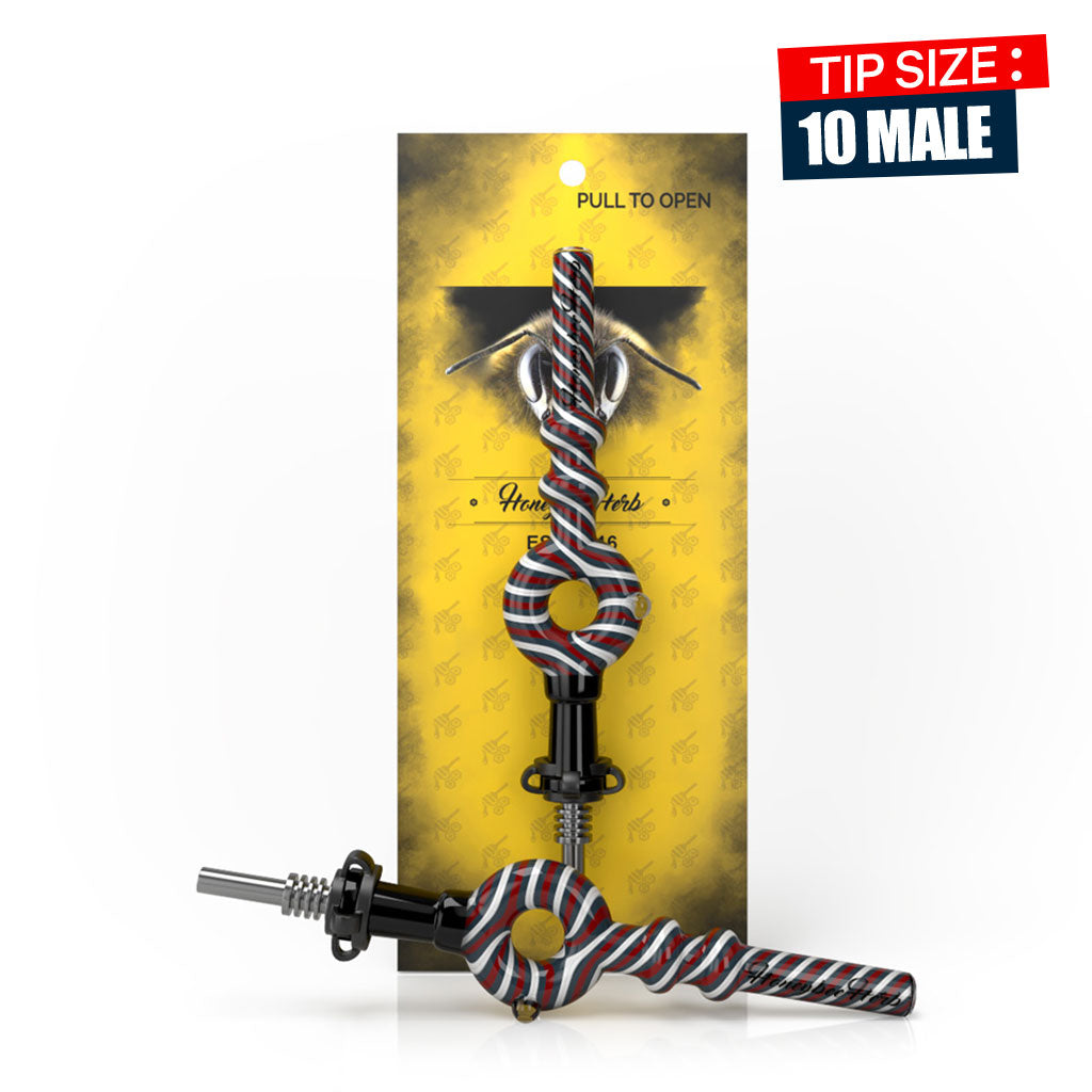 DONUT SWIRL STRIPPED NECTAR COLLECTOR