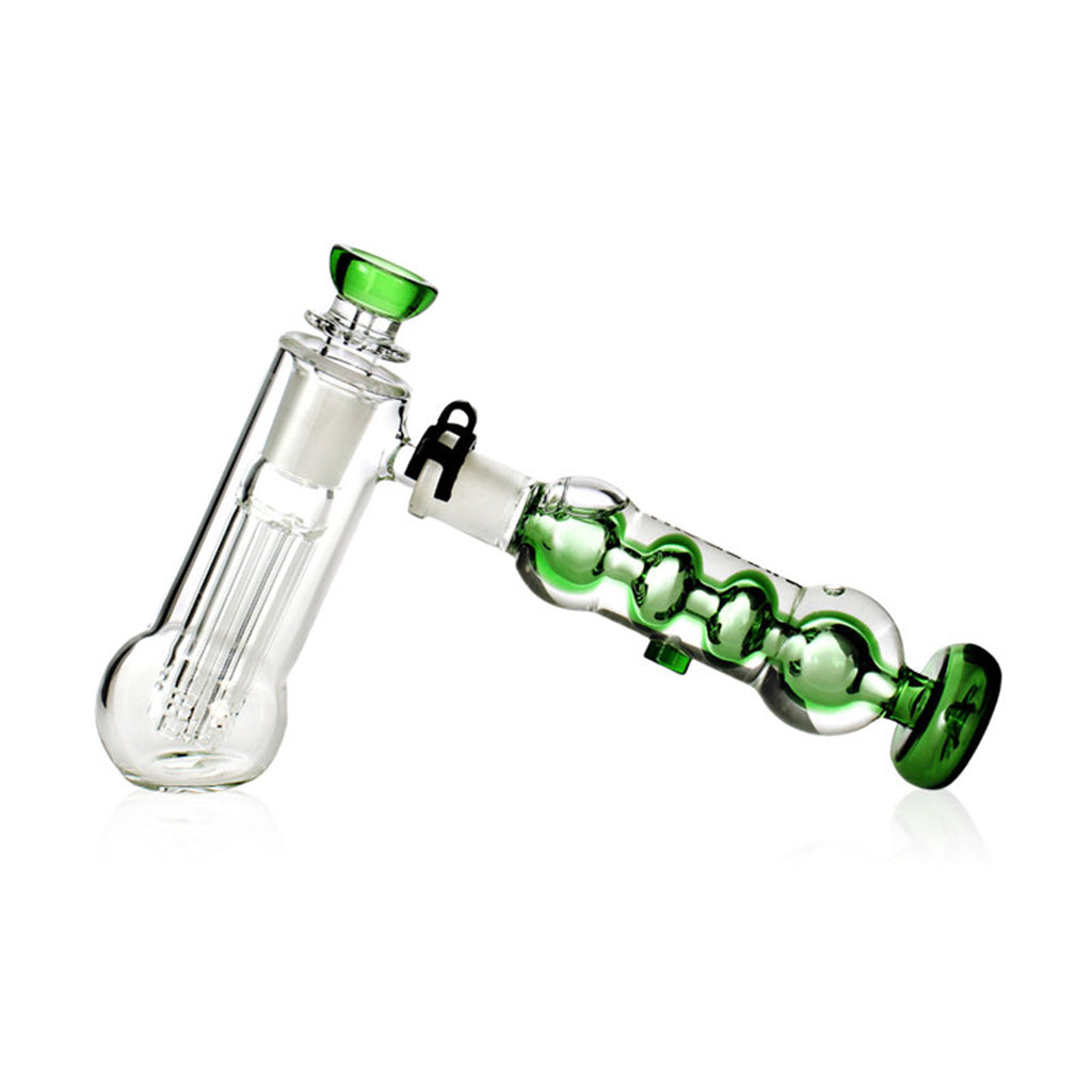 Buy green Phoenix Star Freezable Glycerin Tree Arm Bubbler – premium cooling pipe available online at Fat Ass Glass